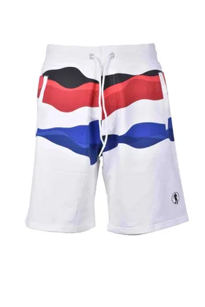Dirk Bikkembergs White Sweatshirt Shorts