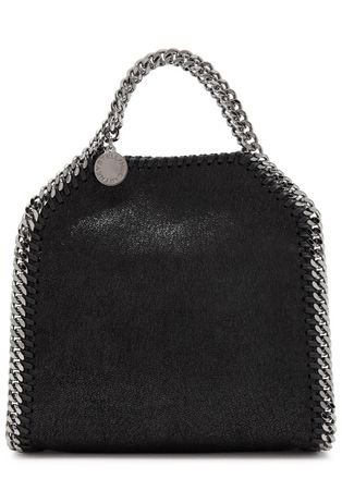 Stella McCartney Stella Mccartney Falabella Tiny Faux Suede Tote - Black - One Size