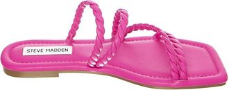 Steve Madden Platte Sandalen - Dames - Sandalen - Paars - 37 1/2 EU - Schoenen