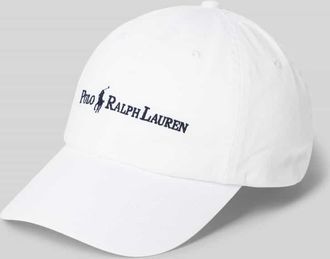 Polo Ralph Lauren Basecap mit Label-Stitching in Weiss, Größe 1