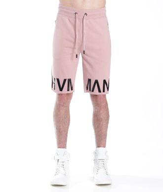 HVMAN French Terry Sweatshort In Dusty Pink
