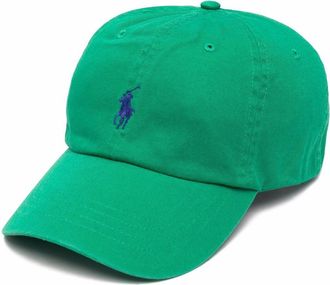 Polo Ralph Lauren embroidered-logo baseball cap - unisex - Cotton - One Size - Green
