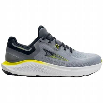 Altra Mens Paradigm 7 Running Shoes In Gray/lime