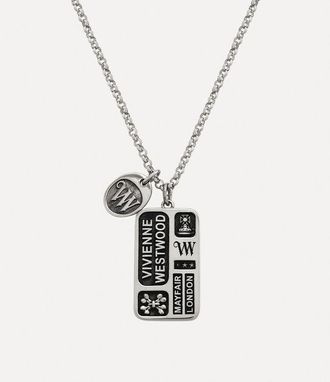 Vivienne Westwood Man. Lancelot Pendant Necklace Antique-platinum Antique-platinum Men