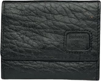 Burberry Pre-owned Coin Case - Dames - Vintage Accessoires - Zwart - ONE Size - Leer - Vintage