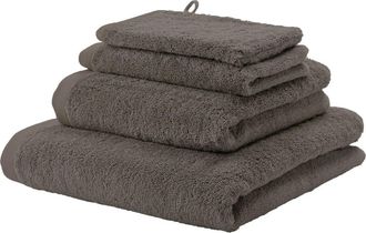 Aquanova Jacquard gewebtes Design Handtuch London Ash - in verschiedenen Grössen