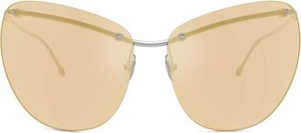 Diesel Wraparound shape sunglasses - Sunglasses - Unisex - Brown