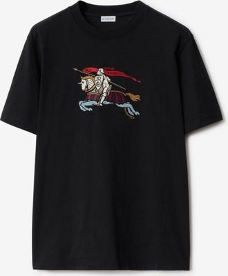Burberry Knight Cotton T-shirt, Size Medium