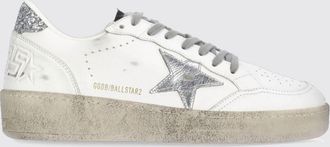 Golden Goose Sneakers Ballstar 2 in pelle used con glitter