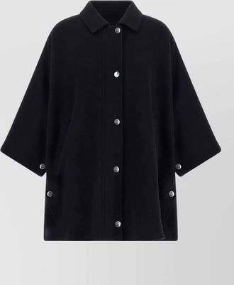 Pinko wool cape coat