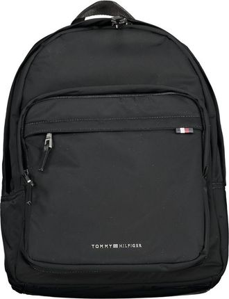 Tommy Hilfiger Black Polyester Men Mens Backpack