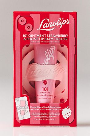 Lanolips Strawberry 101 Ointment & Phone Holder