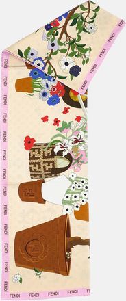 Fendi Foulard Stampa Fendi Gardening