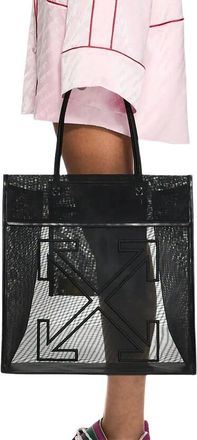 Off-white Market Tote Bag - female - Off White - Shopping Bags - Black - ONE SIZE - Bags