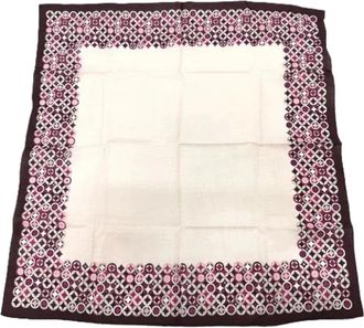 Celine Pre-owned Handkerchief - Dames - Vintage Accessoires - Veelkleurig - ONE Size - Katoen - Vintage