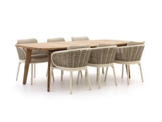 Apple Bee Pine Key/Martinique 250cm dining tuinset 7-delig