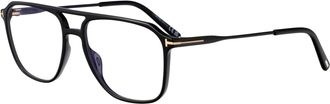 Tom Ford FT5665-B Optical Black Injected Eyeglasses - Black