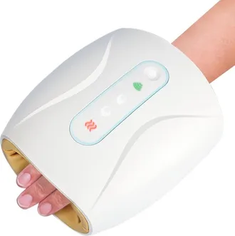 OEM Masajeador De Manos Inal&aacute;mbrico Con 3 Niveles De Compresi&oacute;n, 2 Ajustes De Temperatura, Controles T&aacute;ctiles, Temporizador Inteligente Y Bater&iacute;a Recargab