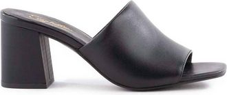 Seychelles Womens Adapt Leather Heel Sandals In Black