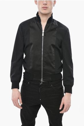 Dsquared2 Stretch Virgin Wool Full-Zip Bomber size 44