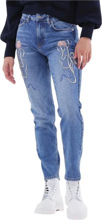 Scotch & Soda High Five Slim Fit Jeans - Dames - Slim Fit Jeans - Blauw - W25 L32 - Denim - Jeans