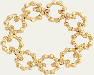 Anabel Aram Cubic Zirconia Bamboo Chain Bracelet