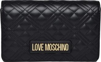 Love Moschino Clutch con correa para el hombro - Bags - Mujer - Negro - ONE SIZE