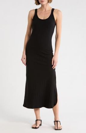 Vitamin A West Rib Tank Dress in Black at Nordstrom Rack, Size X-Small