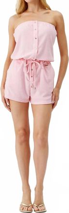 Melissa Odabash Venus Romper In Rose
