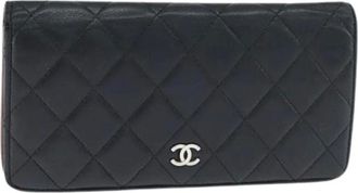 Chanel Pre-owned Wallets, female, Black, Size: ONE SIZE Pre-owned Vintage Wallet