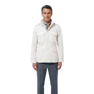 Mason's Field Jacket M74 - Heren - Zomerjassen - Wit - 3XL - Katoen - Jassen