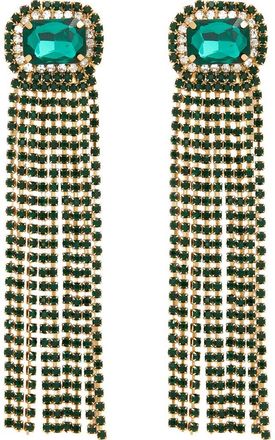 Petit Moments Odel Crystal Chandelier Earrings in Emerald at Nordstrom