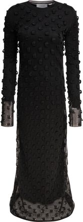 Max Mara Womens Black Dress Nylon - Size Small