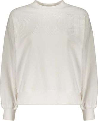 Moorer Dames, Sweatshirts & Hoodies, Wit, Maat: XS Katoen