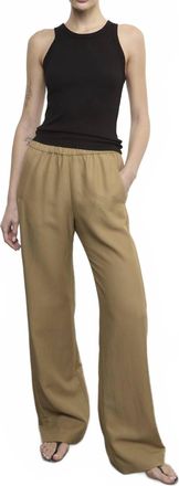 Enza Costa Twill Everywhere Pant In Fatigue