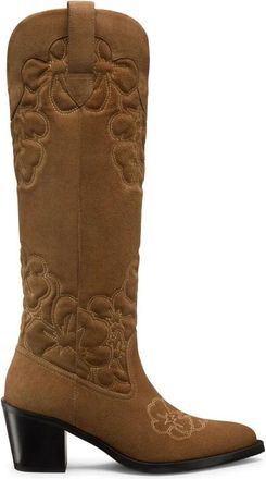 Stuart Weitzman Felix Boot - Dames - Cowboylaarzen - Bruin - 40 EU - Schoenen