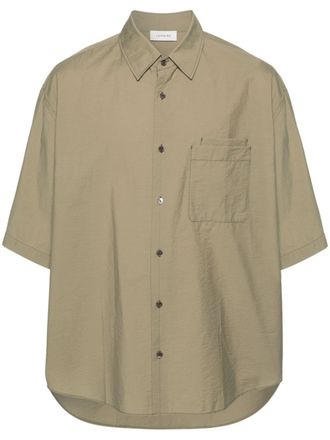 Christophe Lemaire voile shortsleeved shirt - Green