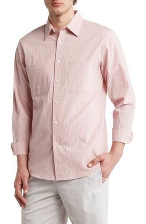 Theory Irving 2P Spring Ripstop Shirt in Viola at Nordstrom Rack, Size Xx-Large