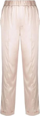 Max & Moi Elastische Broek - Dames - Straight fit broeken - Beige - XS - Broeken