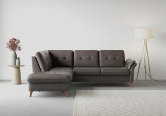 Sit&more Ecksofa »Göteborg« inkl. Sitztiefenverstellung, wahlweise mit Bettfunktion & Bettkasten
