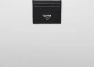 Prada Re-Nylon and Saffiano leather card holder
