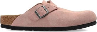 Birkenstock Clogs Boston in pelle scamosciata - Rosa