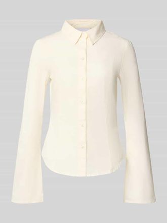 Review Hemdbluse mit Knopfleiste in Weiss, Gr&ouml;&szlig;e S