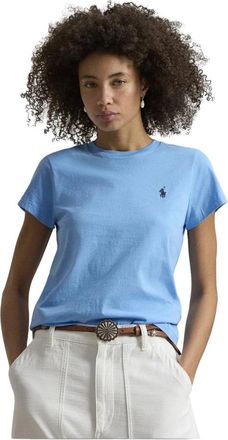Polo Ralph Lauren T-Shirts - Dames - T-shirts - Blauw - M - Katoen - Tops