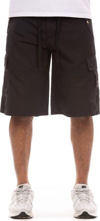 Billionaire Boys Club BB Drill Drawstring Cargo Shorts in Black at Nordstrom, Size 36
