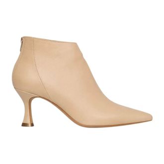 Gis&egrave;l moir&egrave; Heeled Boots, female, Beige, Size: 10 US Gisel Flat shoes Beige