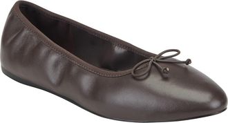 Marc Fisher Amellie Ballet Flat in Dark Brown at Nordstrom, Size 9.5