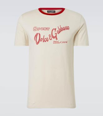 Dolce & Gabbana Printed cotton T-shirt
