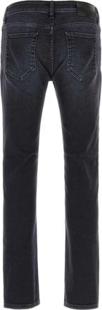 Pantaloni Torino Mens Stretch Denim Jeans Nero