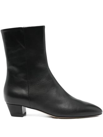 Aeyde 35mm Yasmin leather boots - Black